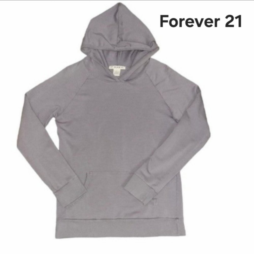 Forever 21 Grey Pullover Hoodie